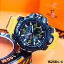 RELOJ JOEFOX DEPORTIVO DAMA AMARILLO 1523DL-4 My Store