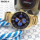 RELOJ JOEFOX DORADO/NEGRO DOBLE/HORA HOMBRE 1943G-4 My Store