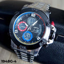 RELOJ JOEFOX ANA-DIG LUZ LED METÁLICO HOMBRE 1948G-4 My Store