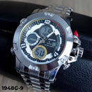 RELOJ JOEFOX ANA-DIG LUZ LED METÁLICO HOMBRE 1948G-9 My Store