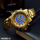 RELOJ JOEFOX DORADO/PLATA DOBLE/HORA 1952BG-3 My Store