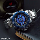 RELOJ JOEFOX PLATA/AZUL DOBLE/HORA 1952BG-4 My Store