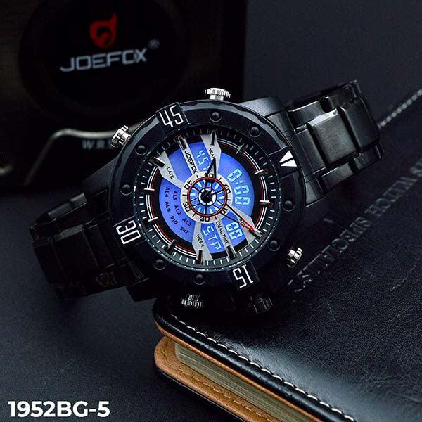 RELOJ JOEFOX NEGRO DOBLE/HORA 1952BG-5 My Store