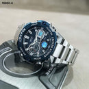 RELOJ JOEFOX METALICO DOBLE HORA HOMBRE 1969G-6 My Store