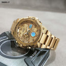 RELOJ JOEFOX METALICO DOBLE HORA HOMBRE 1969G-7 My Store