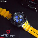 RELOJ JOEFOX TIPO INVICTA ANA-DIG DEPORTIVO AMARILLO HOMBRE 1971-6 My Store