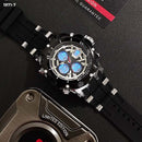 RELOJ JOEFOX TIPO INVICTA ANA-DIG DEPORTIVO NEGRO-PLATA HOMBRE 1971-7 My Store