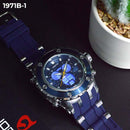 RELOJ JOEFOX TIPO INVICTA ANA-DIG DEPORTIVO AZUL HOMBRE 1971B-1 My Store
