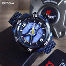 RELOJ JOEFOX AZUL/NEGRO DOBLE/HORA HOMBRE 1976G-4 My Store