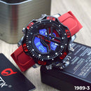 RELOJ JOEFOX TIPO INVICTA ANA-DIG DEPORTIVO ROJO HOMBRE 1989-3 My Store