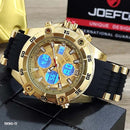 RELOJ JOEFOX TIPO INVICTA ANA-DIG DEPORTIVO NEGRO-DORADO HOMBRE 1990-11 My Store