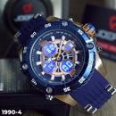RELOJ JOEFOX TIPO INVICTA ANA-DIG DEPORTIVO AZUL-COBRE HOMBRE 1990-4 My Store