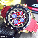 RELOJ JOEFOX TIPO INVICTA ANA-DIG DEPORTIVO ROJO HOMBRE 1990-6 My Store