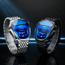 BND451 RELOJ JOEFOX  HORA GIRATORIA  METAL HOMBRE