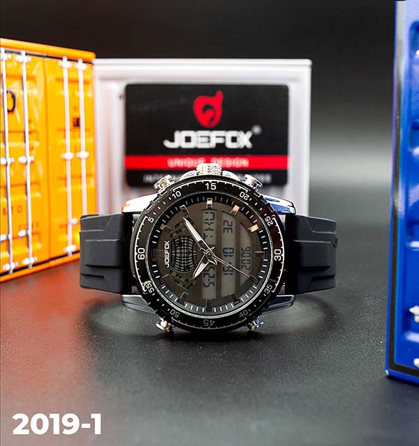 RELOJ JOEFOX ANA-DIG LUZ LED SILICONA HOMBRE 2019-1 My Store
