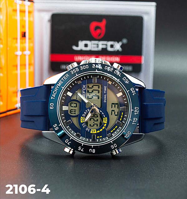 RELOJ JOEFOX ANA-DIG LUZ LED SILICONA HOMBRE 2106-4 My Store