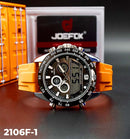 RELOJ JOEFOX ANA-DIG LUZ LED SILICONA HOMBRE 2106F-1 My Store