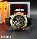 RELOJ JOEFOX ANA-DIG LUZ LED SILICONA HOMBRE 2106F-2 My Store