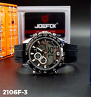 RELOJ JOEFOX ANA-DIG LUZ LED SILICONA HOMBRE 2106F-3 My Store