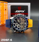 RELOJ JOEFOX ANA-DIG LUZ LED SILICONA HOMBRE 2106F-6 My Store