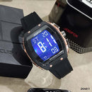 RELOJ JOEFOX DIGITAL DEPORTIVO NEGRO COBRE HOMBRE 2440-1 My Store