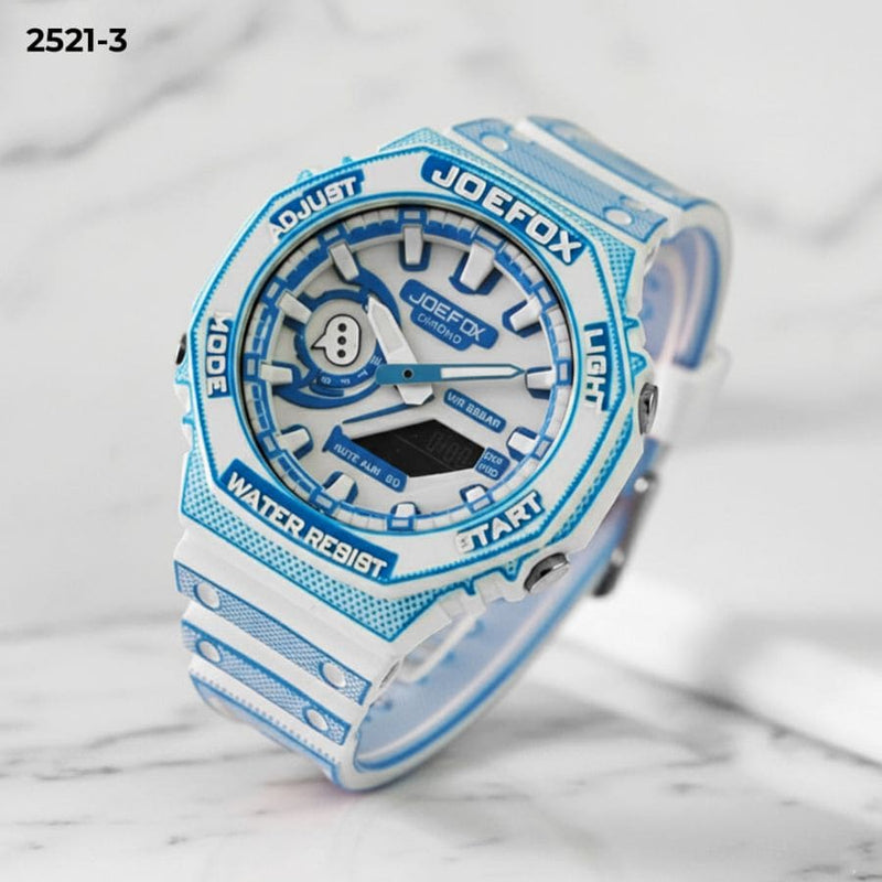 RELOJ JOEFOX  2521 TIPO COMIC ANALOGO -DIGITAL