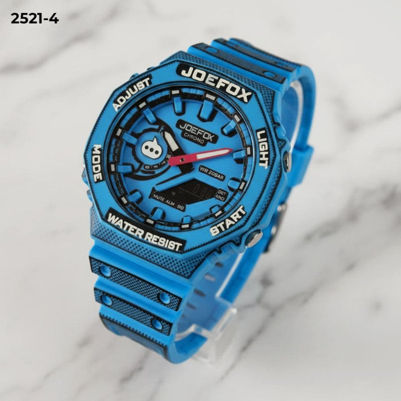 RELOJ JOEFOX  2521 TIPO COMIC ANALOGO -DIGITAL