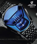 BND451 RELOJ JOEFOX  HORA GIRATORIA  METAL HOMBRE