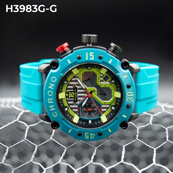 RELOJ T5 CRONOGRAFO DEPORTIVO HOMBRE H3983G-G My Store