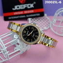 RELOJ JOEFOX BICOLOR/NEGRO ANÁLOGO METÁLICO J10021L-6 My Store