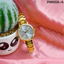 RELOJ JOEFOX DORADO/BLANCO ANÁLOGO J10022L-4 My Store