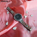 RELOJ JOEFOX PLATA/NEGRO ANÁLOGO J10023L-1 My Store