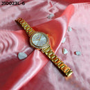 RELOJ JOEFOX DORADO/PLATA ANÁLOGO J10023L-6 My Store