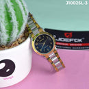 RELOJ JOEFOX BICOLOR/NEGRO ANÁLOGO METÁLICO J10025L-3 My Store
