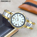 RELOJ PLATA/DORADO/BLANCO ANÁLOGO JOEFOX J10026G-2 My Store