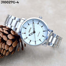 RELOJ JOEFOX PLATA/BLANCO ANÁLOGO J10027G-4 My Store