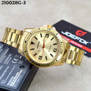 RELOJ JOEFOX DORADO ANALOGO J10028G-3 My Store