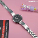 RELOJ JOEFOX PLATA/NEGRO ANÁLOGO METÁLICO J10029L-5 My Store