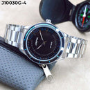 RELOJ JOEFOX PLATA/NEGRO ANÁLOGO J10030G-4 My Store