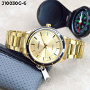 RELOJ JOEFOX DORADO ANÁLOGO J10030G-6 My Store