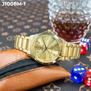 RELOJ JOEFOX METAL SENCILLO DORADO HOMBRE J1008M-1 My Store