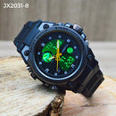 RELOJ NEGRO PUNTERO AMARILLO JOEFOX ANA-DIG DEPORTIVO HOMBRE 2031-8