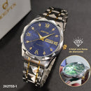 RELOJ JOEFOX JX2733-2 DOBLE CALENDARIO CRISTAL DIAMANTE HOMBRE
