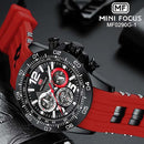 RELOJ MINI FOCUS CRONOGRAFO NEGRO/ROJO HOMBRE MF0290G-1 My Store
