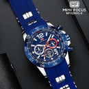 RELOJ MINI FOCUS CRONOGRAFO AZUL/SILICONA AZUL HOMBRE MF0290G-6 My Store
