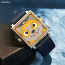 RELOJ OLEVS OJOS GIRATORIOS CUADRADO UNISEX NO.5510G-1 My Store