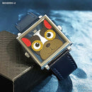 RELOJ OLEVS OJOS GIRATORIOS CUADRADO UNISEX NO.5510G-2 My Store