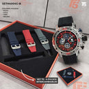 RELOJ T5 DEPORTIVO CRONÓGRAFO 4 PULSOS HOMBRE SETH4004G-B My Store